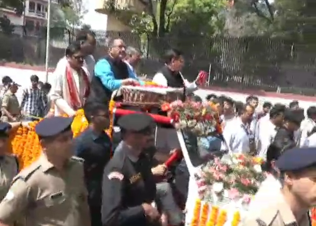 धामी सरकार के तीन साल पुरे होने पर देहरादून में भव्य रोड शो का आयोजन